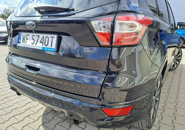 Ford Kuga cena 109900 przebieg: 62928, rok produkcji 2019 z Warszawa małe 407